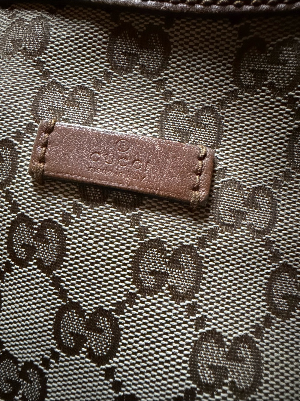 Gucci Pre-Owned Authentic Hobo Bag Monogram Canvas - callouts! - Picture 5 of 9